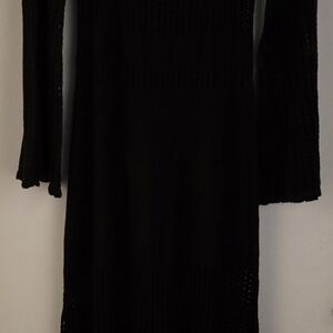 Forever 21 Black Long Sleeve Dress